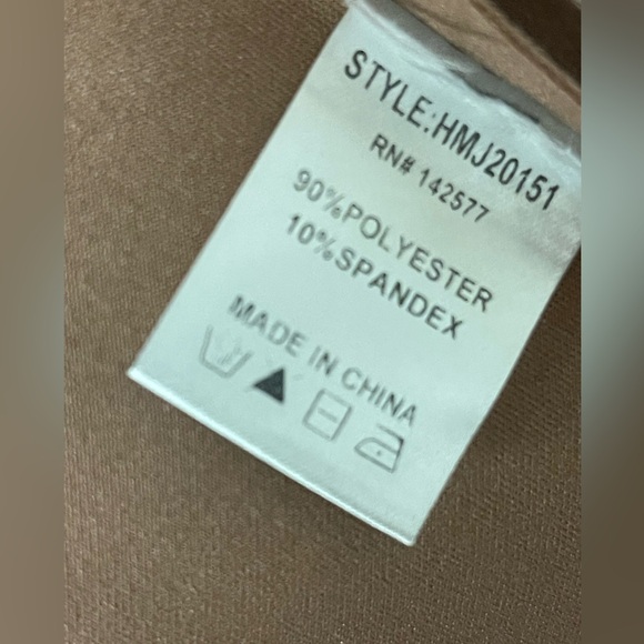 Haute Mode moto jacket size medium dusty rose pink faux suede‎ cropped jacket - Picture 10 of 12